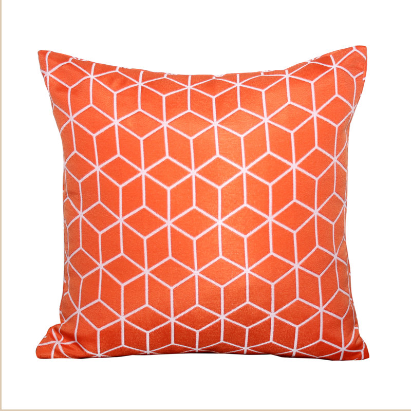 Geometric Scatter Cushion - Pack of 2, Orange
