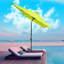 Parasol de marché rectangulaire 10 pi x 6 pi 6 po-88147267