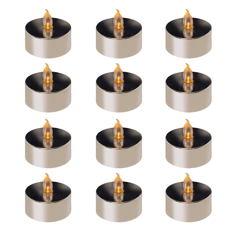 Lumières à DEL à piles, Argent