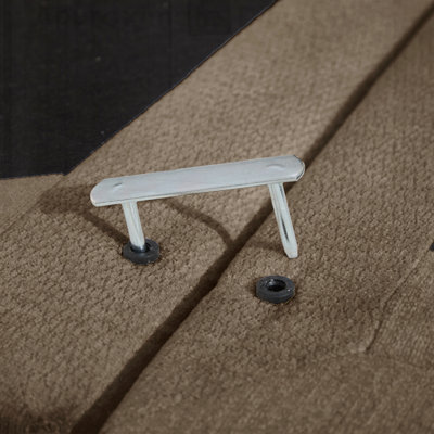 Canapé 2 places à effet nuage avec pouf amovible, ensemble de canapé modulable en chenille confortable pour petit salon