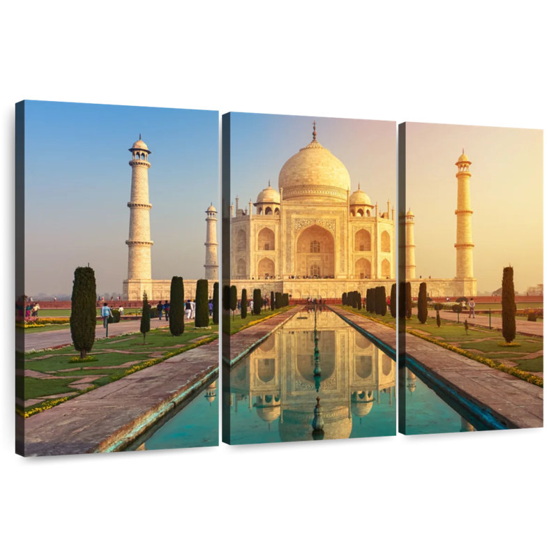 The Taj Mahal, 36" H x 57" W