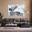 Art contemporain contemporain, paysage urbain industriel abstrait-358885586