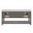 Cronin 72 " W Freestanding Standard Free Standing 2 Double Vanity Bathroom Vanity With Marble Top-54029645