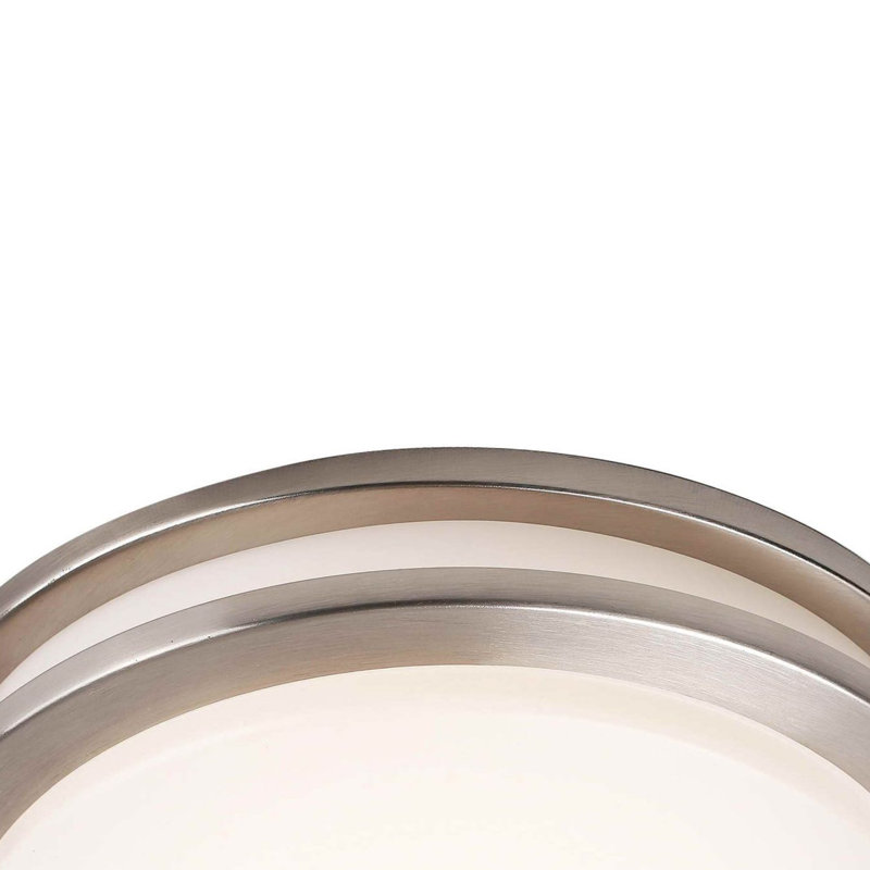 Matthieu LED Flush Mount, 4" H x 14" W x 14" D