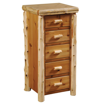 Premium Cedar 5 Drawer Lingerie Chest by Fireside Lodge