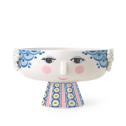 Eva Blue Serving Bowl