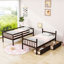 2 Drawers Wooden Bunk Bed-2071690984-2071690985
