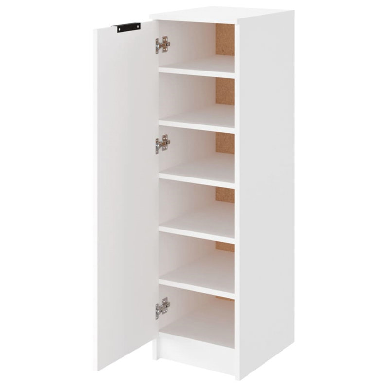 Shoe Cabinet 30x35x100 cm Engineered Wood, White