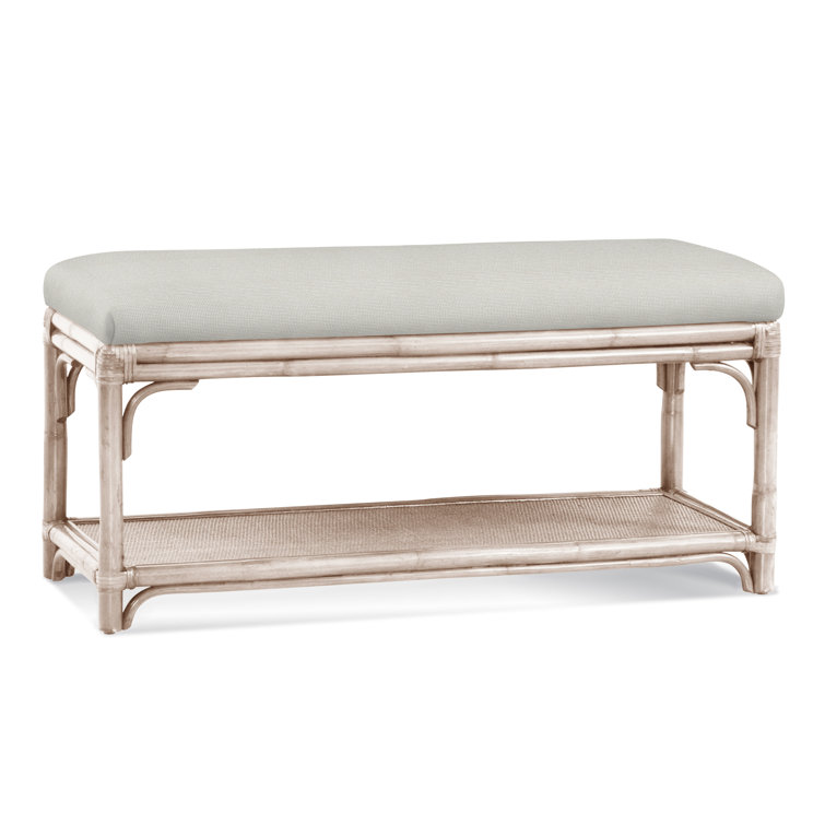 Banc de rangement en osier Summer Retreat