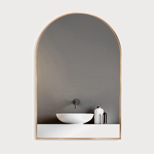 Daisean Arch Metal Wall Mirror