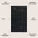 Asaldis Solid Low-Pile Black Rug