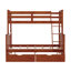 Lit superposé simple en bois massif Fortunate par Harriet Bee-1191468588