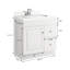 Wyndham 30 Inch Bathroom Vanity, Fully Assembled, White