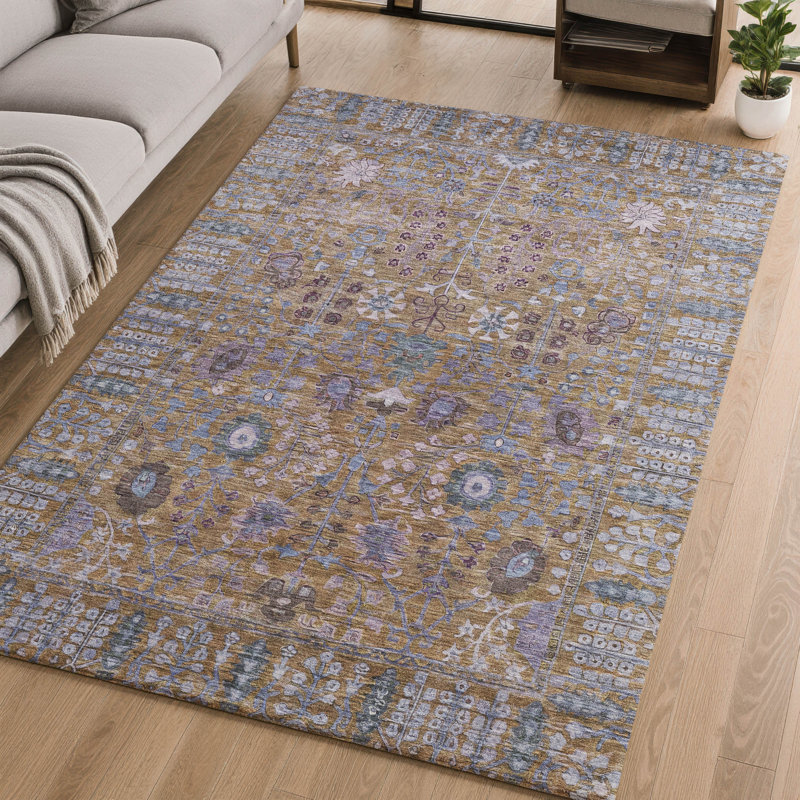 Tapis lavable à la machine de qualité supérieure Mayfield AMF2231, Brun, 2 pi 6 po x 3 pi 10 po