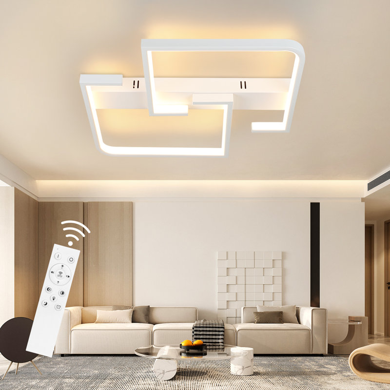 Richmondville 1-Light 60cm LED Flush Mount, White