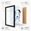 Portrait In Lines Minimalist - Print-714360235-714360232