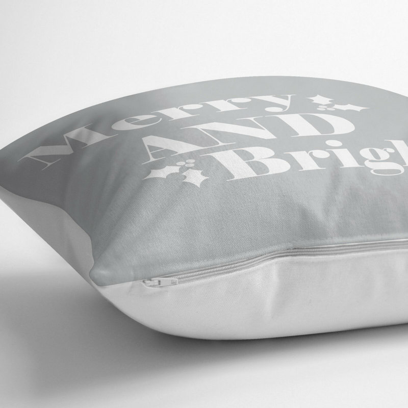 Abston Square Cushion Cover, Grey