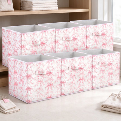 Everly Quinn Fabric Decorative Basket