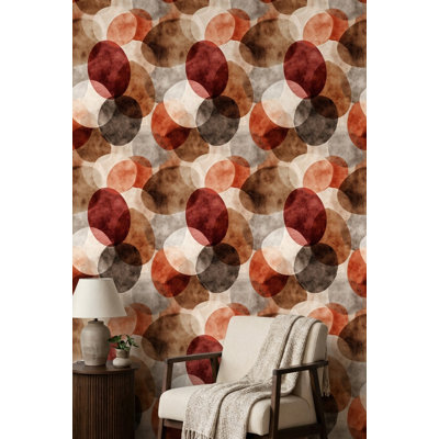 Papier peint moderne Mid-Century