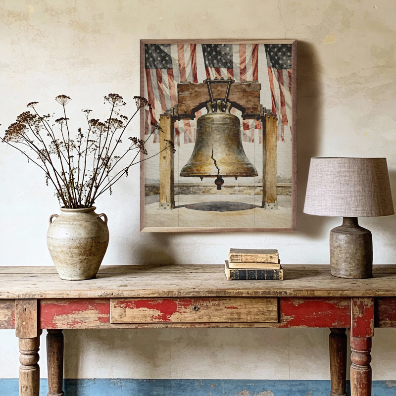 Historic Liberty Bell, 40" H x 32" W
