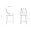 Tabouret de bar Emperor