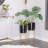 2 Piece Metal Indoor Outdoor Planter with Removable Stand Set-60663453
