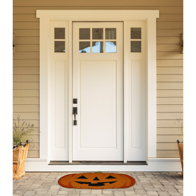 Lanterne Jack-O-Lantern Udall 30 po x 18 n. Paillasson intérieur / extérieur