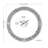 Crystal-Embedded Round Wall Clock with Foldable Frame