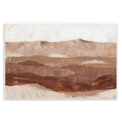 "Stupell Industries", art abstrait sur bois, "Canyon" par Blursbyai