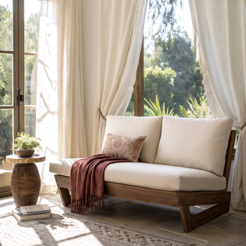 Louise 43" Wide Loveseat with Cushions