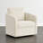 33" W Modern Upholstered Swivel Armchair-1378563912