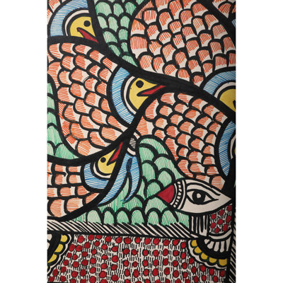 Tree Of Life Made Of Fishes | Handmade Paper | By Ajay Kumar Jha