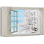 «Glimpse Into Cherry Blossom Floral Botanical In Spring Open Window Modern Wall Decor» sur-98449063