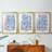 WM MORRIS Series DXC  -Custom Framed  Premium Print W Matt - 3 Pieces-205863981-205863980