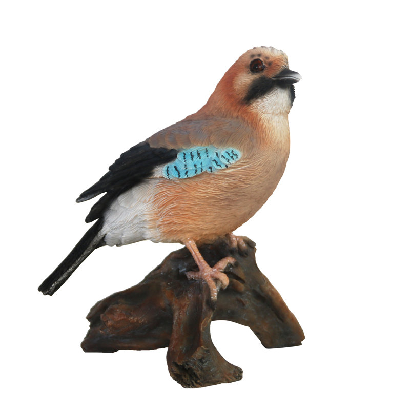 Eurasian Jay on Trunk
