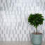 Carreau de mosaïque murale en verre brillant 10 po x 12 po Rietto Spire-58856776
