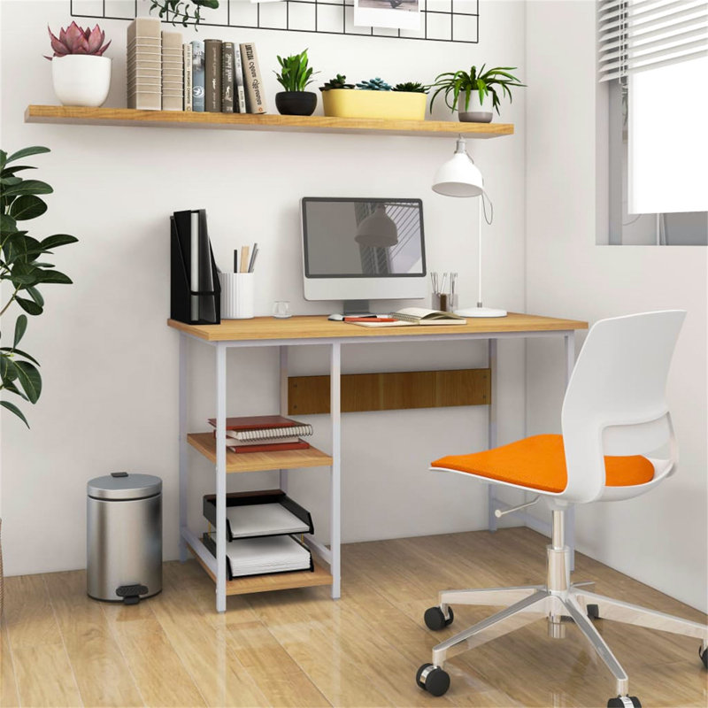 Writing Desk, White, White