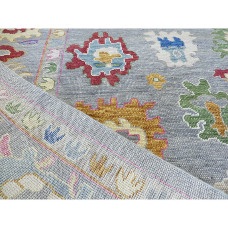 Tapis oriental gris Oushak 9 pi 3 po x 11 pi 9 po ABF8F6CAFE92431EA188E67C7AC531BF