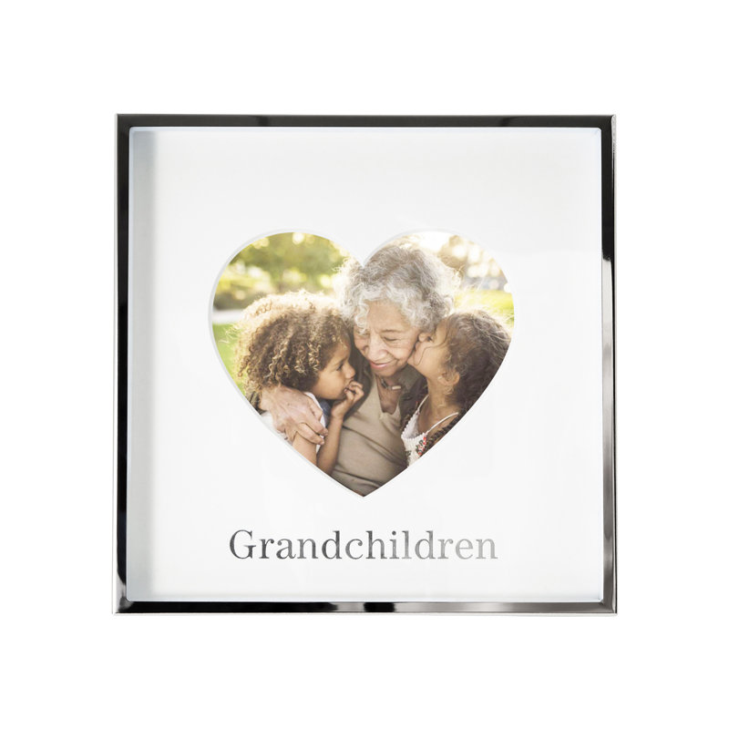 Silver Metal Picture Frame with Mat