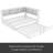 Metal Full Size Daybed With Trundle, Storage Cabinets And USB Ports-1399201332