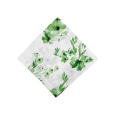 Floral Linen Square Napkins