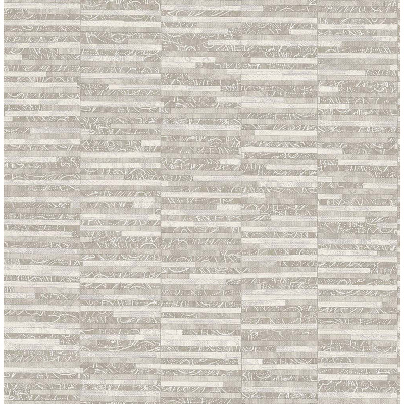 Rouleau de papier peint L 33 pi x l 20,5 po, Gris repos