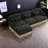 Deep Seat Modular Sofas, Chenille Leopard Contemporary Style For Home