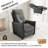 Modern Chenille Recliners With Adjustable Features For Home Theater