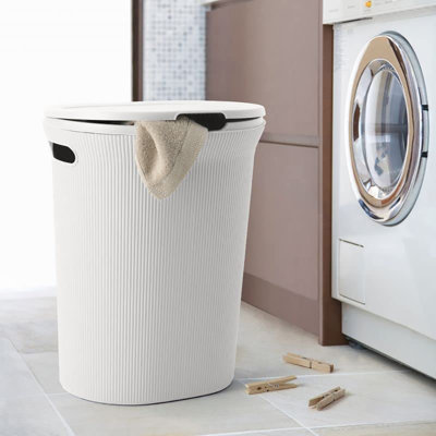 Plastic Laundry Hamper with Handles