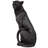 Statue noir pensive panther