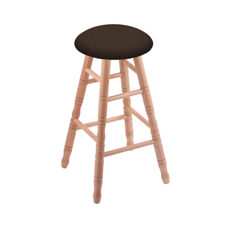 Tabouret de bar 36 po pivotante upholsetered, Café Rein, Chêne naturel, Tabouret de comptoir (siège d’une hauteur de 24