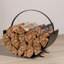 35cm W Steel Log Rack