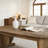 Rectangle Cocktail Tea Table With Sturdy Pedestal