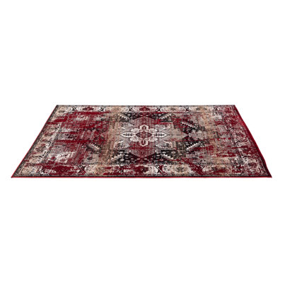 Floral Flatweave Area Rug